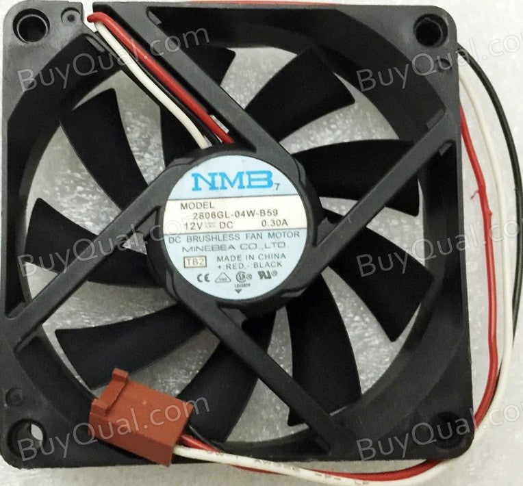 NMB 2806GL-04W-B59 12V 0.3A 3wires Cooling Fan NMB 2806GL-04W-B59 12V 0.3A 3wires Cooling Fan